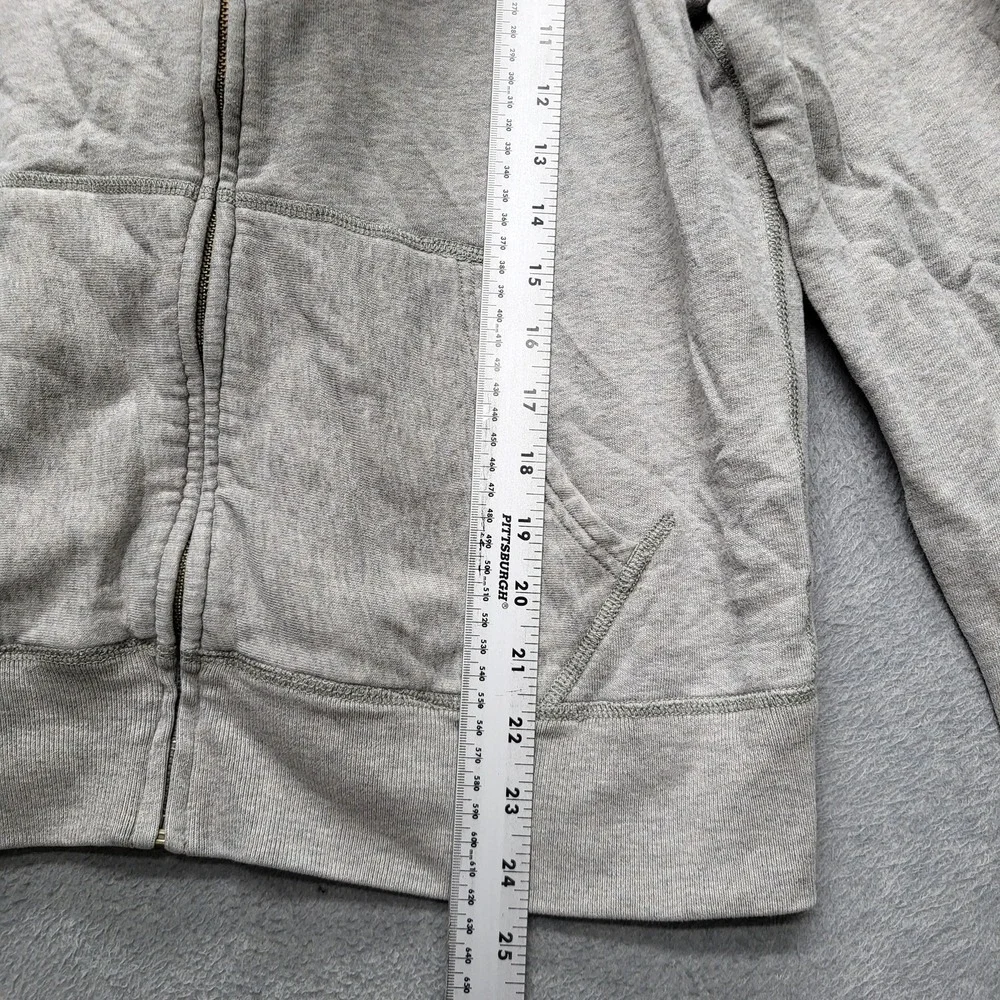 Polo Ralph Lauren‎ Men Hoodie XL Gray Pony Embroidery Logo Zipper Long Sleeve